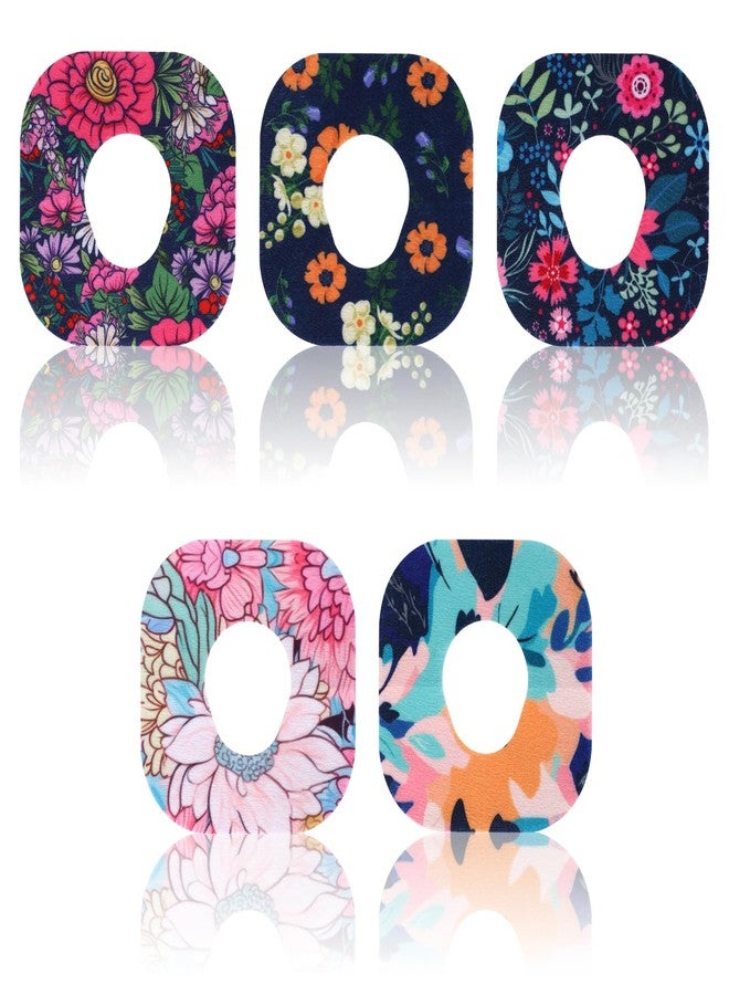 XIHIRCD 25pcs Sensor Covers for Dexcom G7, Waterproof Blood Sugar Monitor Patch Flower Pattern Adhesive Patches Sensor Sticker Accessories Compatible with Dexcom G7(Flower Styles) - Image 1